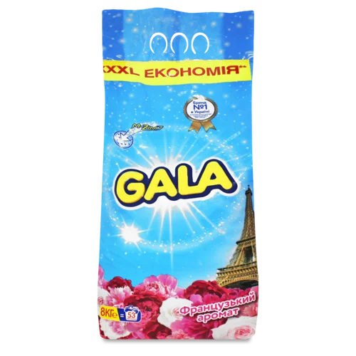 Пральний Порошок Автомат Французький Аромат Gala, 8 кг