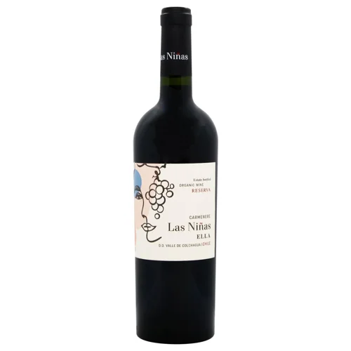 Вино Las Niñas Ella Carmenere Bio червоне сухе 14% 0,75л