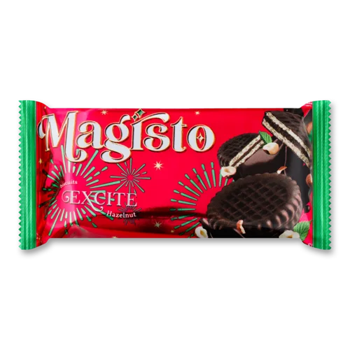 Печиво Цукрове Вищого Ґатунку Magїsto Excite З Лісовим Горіхом, 200г