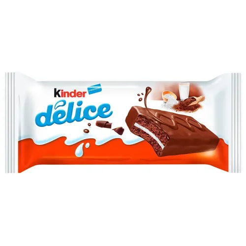 Тістечко Kinder Delice бісквітне з молоком