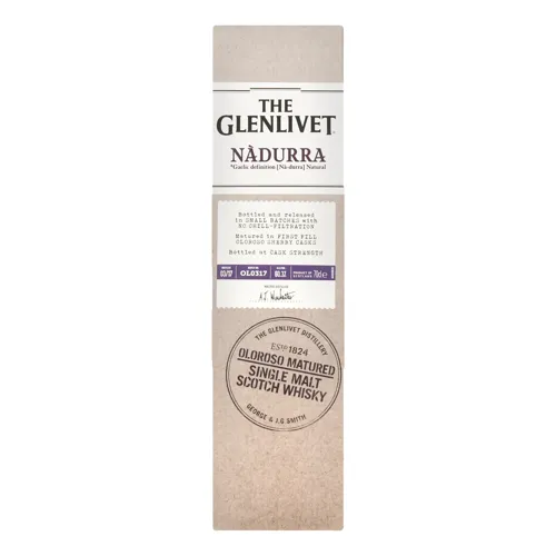 Віскі 0.7л 60.3% Nadurra Oloroso The Glenlivet бут
