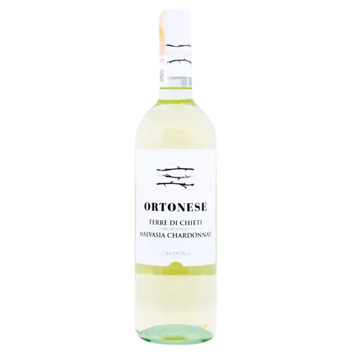 Вино Ortonese Malvasia Chardonnay біле сухе 12,5% 0,75л