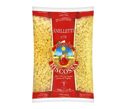 Макаронні вироби Riscossa «Анелетті» кільця дрібні, 500г