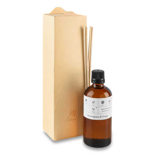 Аромадифузор Lemongrass&Ginger Lights 100мл, натуральний