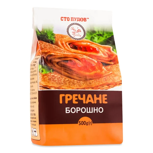Борошно Сто пудов Гречане,500г