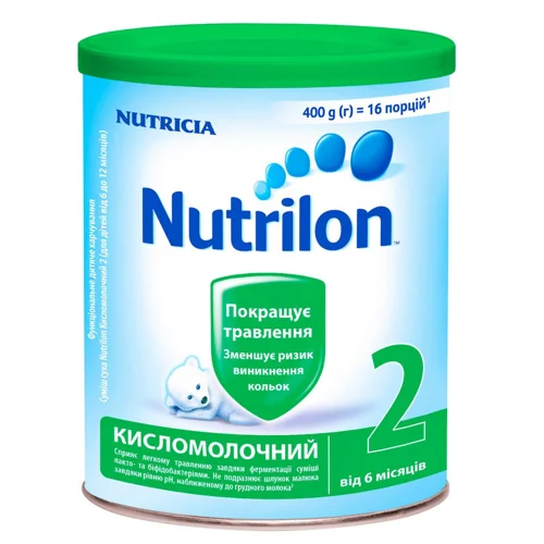 Суміш молочна Nutrilon Кисломолочний 2 з 6 місяців 400г