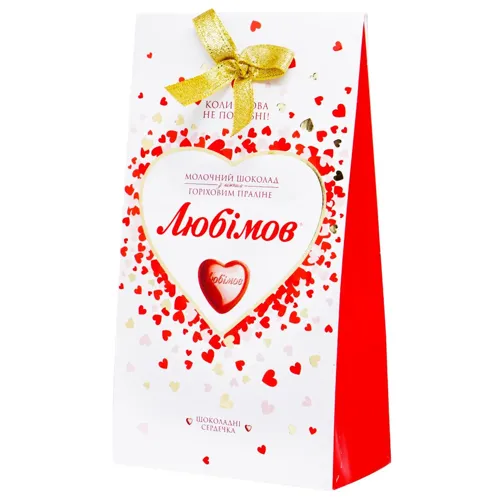 Цукерки Любімов молочний шоколад 100г