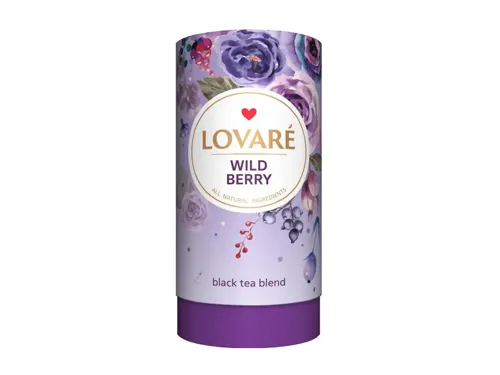 Чай чорний Lovare Дикі ягоди цейлонський листовий 80г