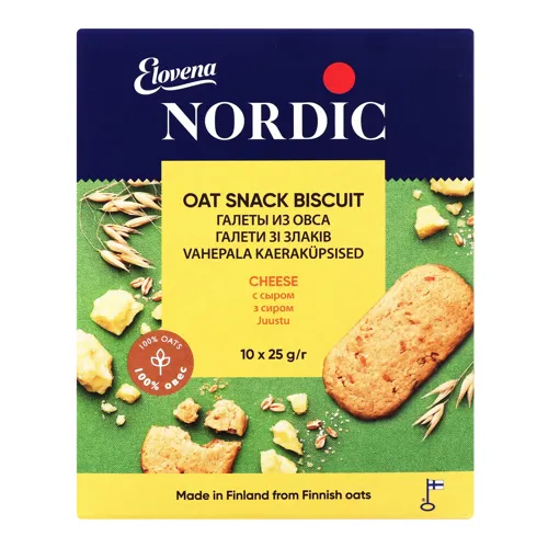Галети зі злаків з сиром Nordic к/у 10х25г