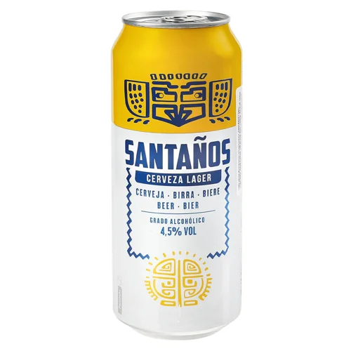 Пиво Santanos Lager світле 4,5% 0,5л