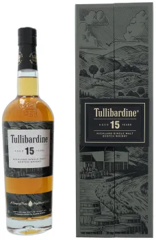 Віскі односолодовий Tullibardine 15 років 0.7л 43% в подарунковій коробці