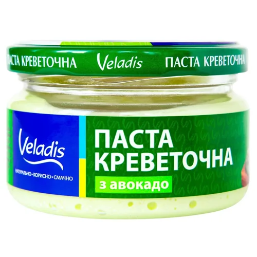 Паста Veladis креветочна з авокадо 160г