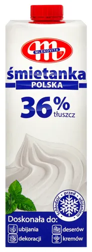 Вершки Mlekovita т/б 36% 1л