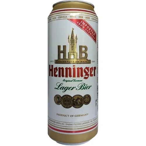 Пиво Henninger Lager 0,5л в залізній банці