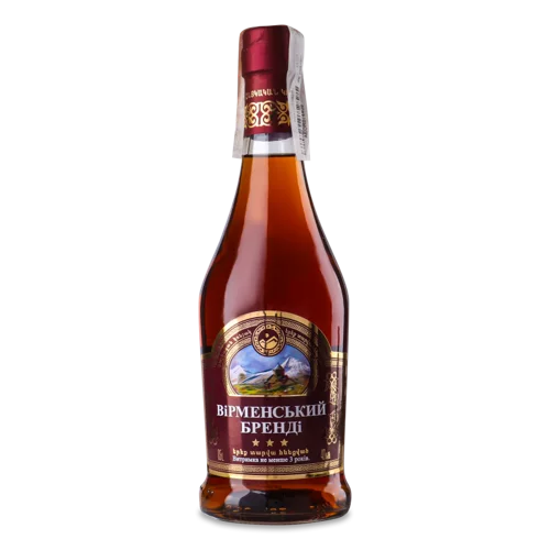 Бренді Вірменський В/Ґ 3 Роки 40% П/Пл, 0.5л