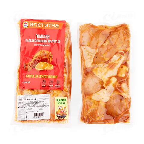 Гомілки курячі Наша Ряба Апетитна в апельсиновому маринаді, кг