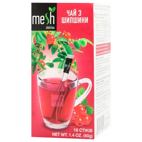 Чай фруктовий Mesh з шипшини 2,5г*16шт