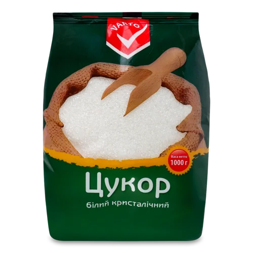 Цукор Білий Кристалічний, в/ґ, 1000г