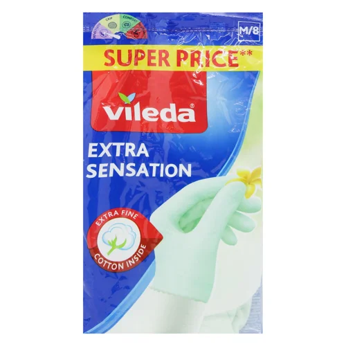 Рукавички господарські Vileda Extra Sensation латексні М