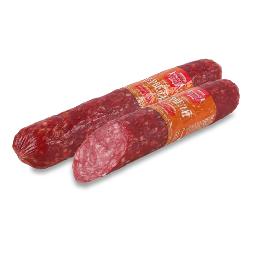 Ковбаса Сервелат Вищого Ґатунку Безлюдівський М'ясокомбінат с/к в/с 300г