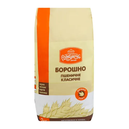 Борошно пшеничне Рум'янець м/у 2кг