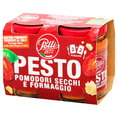 Соус Polli Pesto Pomodori Secchi e Formaggio 2шт*90г