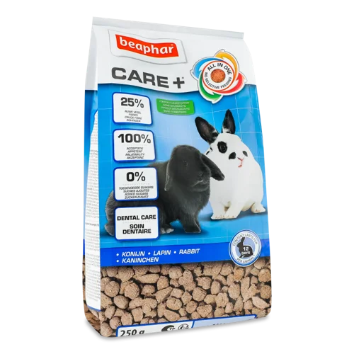 Корм Для Кроликів Повноцінний Care+ Beaphar, м/у 250г