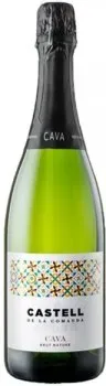 Вино ігр Castell de la Comanda Cava Brut Nat біл сух, 0,75л