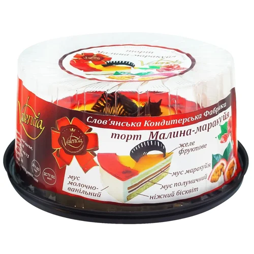 Торт Valencia Малина-маракуйя 800г