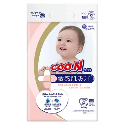 Підгузки Goo.N Plus М 6-11кг 56шт