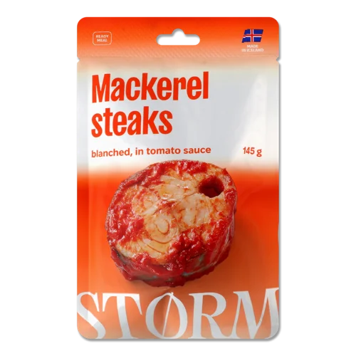 Стейки Скумбрії Бланшовані В Томатному Соусі Storm В/к, 145г