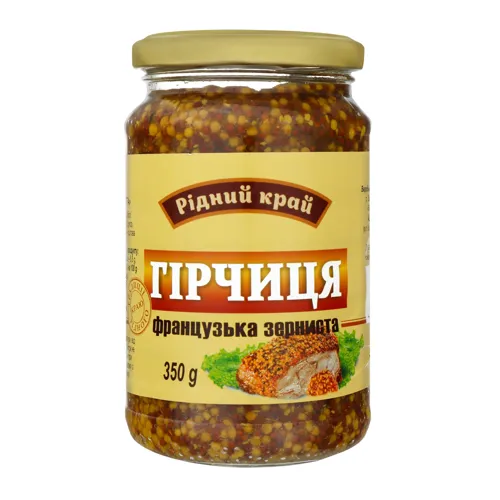 Гірчиця зерниста Французька Рідний край с/б 350г