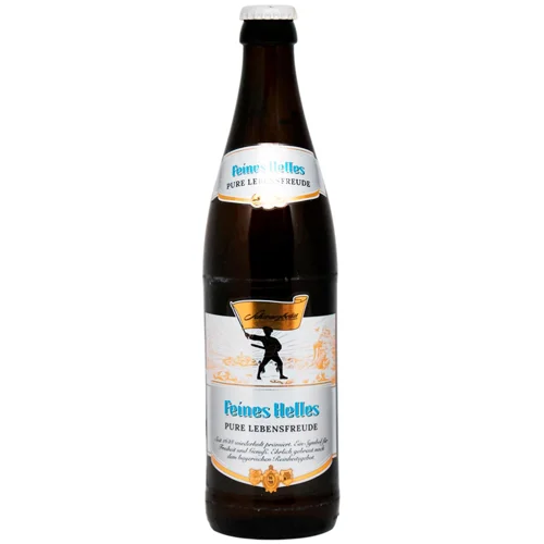 Пиво Schwarzbrau Feines Helles світле фільтроване 4,9% 0,5л
