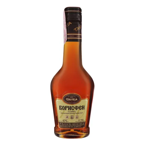 Бренді 0.25л 40% Classic Борисфен пл