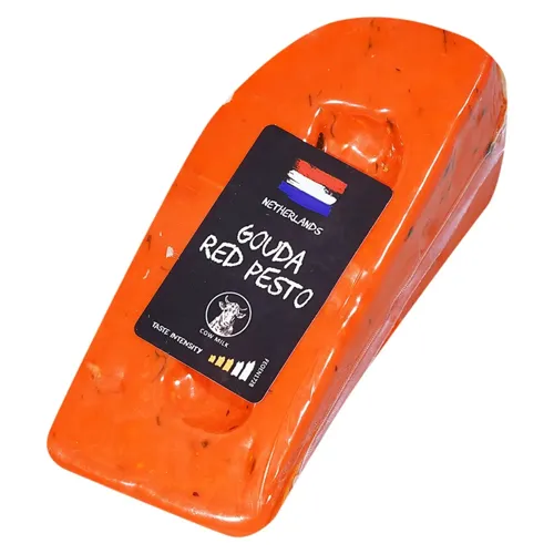 Сир Amanti Гауда Gouda red pesto напівтвердий 130г