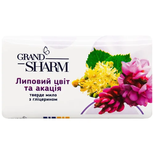 Мило тверде Grand Sharm липовий цвіт і акація 70г