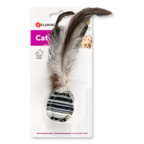 Іграшка Для Котів №560538 Пірін М'яч З Пір'ям Flamingo 1шт