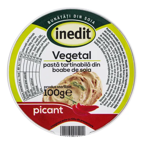 Паштет вегетаріанський соєвий пікантний Inedit ст 100г