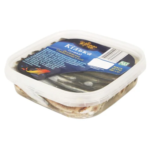 Кілька Українська Зірка балтійська тушка слабосолена в олії 200г