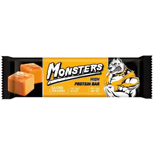 Батончик протеїновий з арахісом солоним карамельним