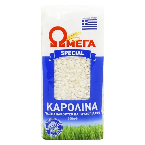 Рис Omega Кароліна круглий 500г