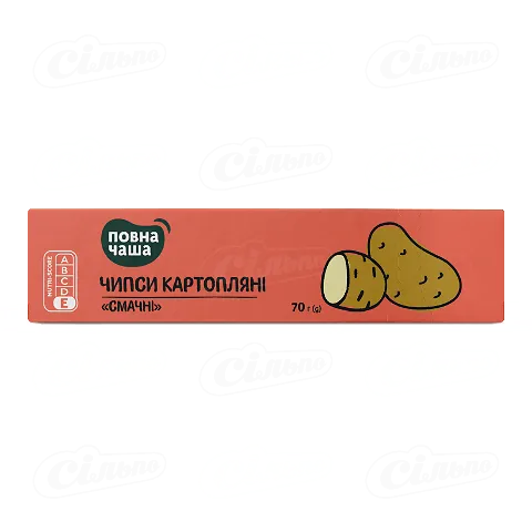 Чіпси «Повна Чаша» смачні, 70г