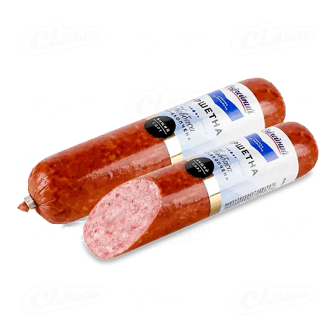 Ковбаса Ювілейний Фуршетна напівкопчена вищого ґатунку, 0,33кг