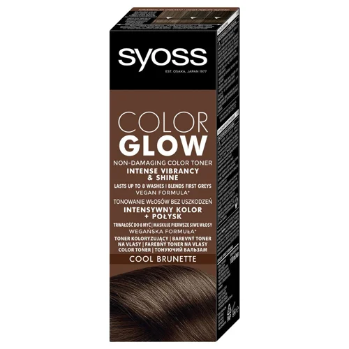 Бальзам Syoss Color Glow тонуючий холодний каштановий 150мл