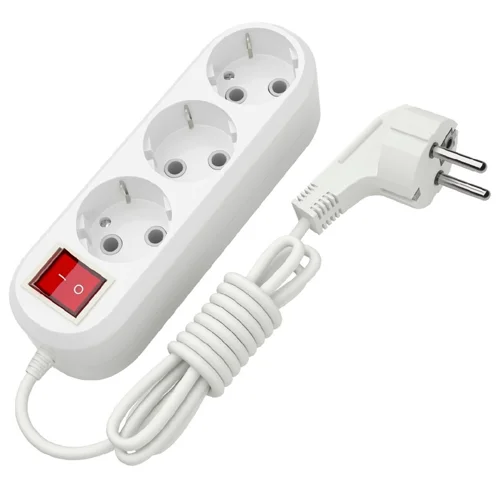 Подовжувач Electrum ABS SB-3ES 3м з вимикачем заземлення C-ES-1813