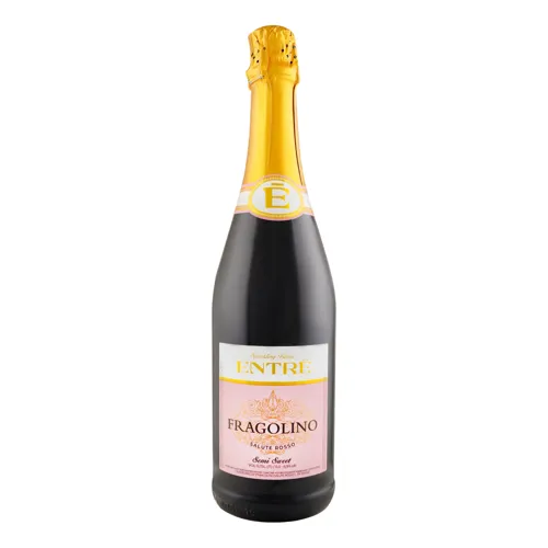 Напій винний Fragolino Salute Rosso 0.75л 6-6.9% ігристий червоний напівсолодкий
