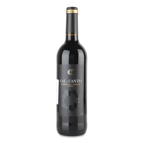 Вино Червоне Сухе Темпранільо-Мерло-Шираз 0.75л 13.5% Пл