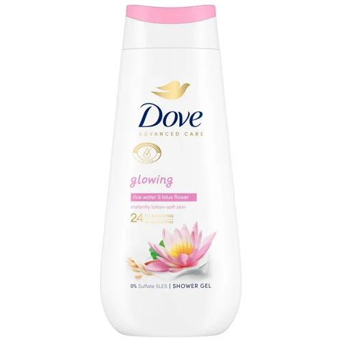 Крем-гель для душу Dove Glowing Rice Water&Lotus Flower 225мл