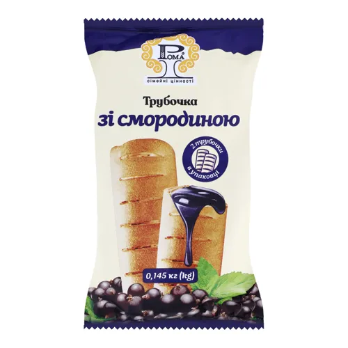 Трубочка зі смородиною Рома м/у 0.145кг