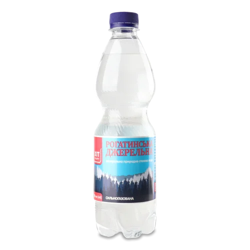 Мінеральна Вода Сильногазована Рогатинська, п/пл 500мл
